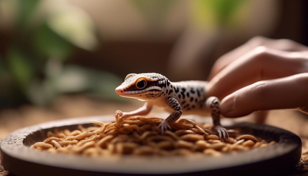 leopard gecko feeding tips