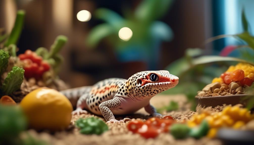 leopard geckos refusing food