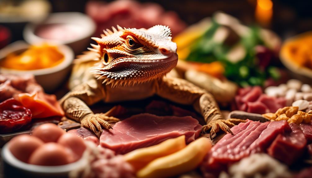 raw meat for bearded dragons