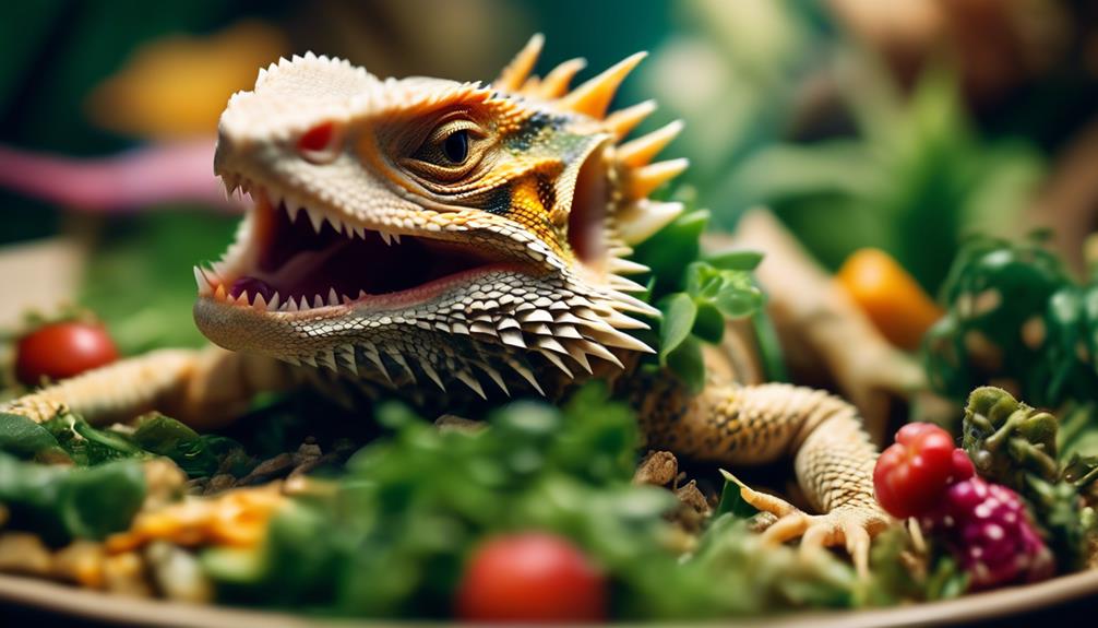revealing bearded dragon s appetite